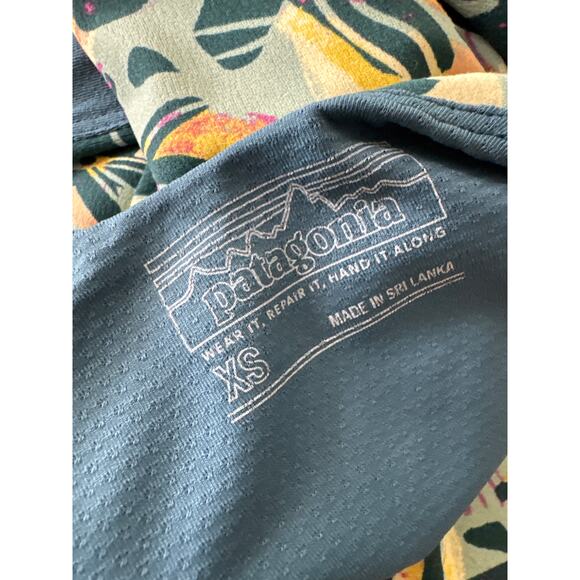 Patagonia Women's Maipo Dress Wild Botanist Tidal Teal size XS - Picture 4 of 8